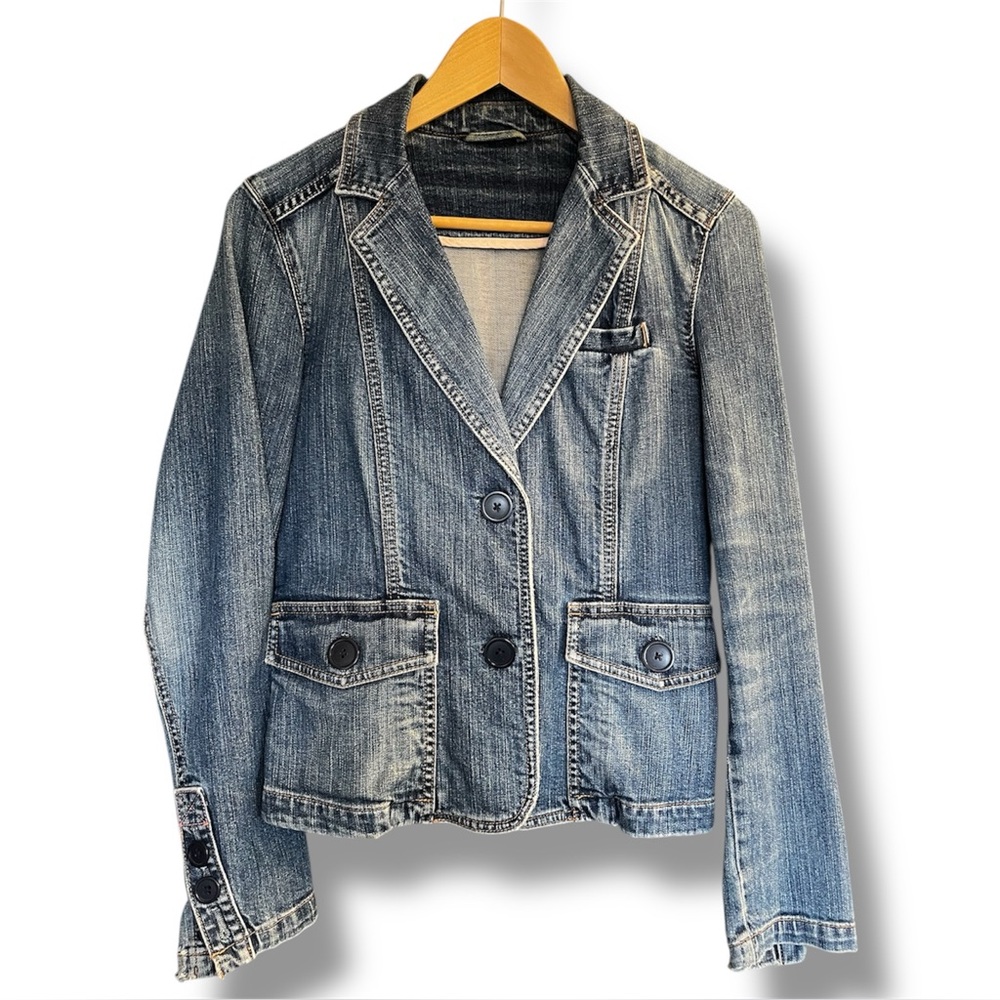 Vintage GAP Denim Jeans Blazer Women’s Small